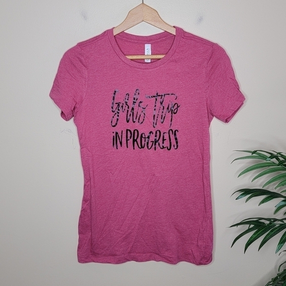 Bella Canvas | Girls Trip in Progress Graphic Statement Tee - Picture 1 of 4